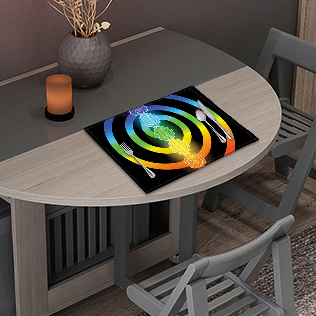 Seven Chakras Rainbow Of Life Print Placemat