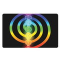 Seven Chakras Rainbow Of Life Print Polyester Doormat