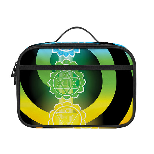 Seven Chakras Rainbow Of Life Print Portable Lunch Bag