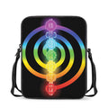 Seven Chakras Rainbow Of Life Print Rectangular Crossbody Bag