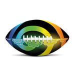 Seven Chakras Rainbow Of Life Print Rugby Ball