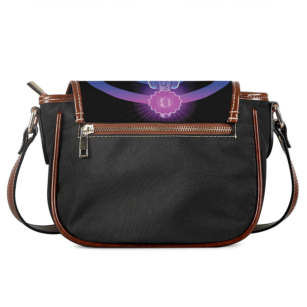 Seven Chakras Rainbow Of Life Print Saddle Bag