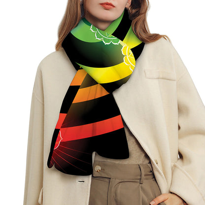 Seven Chakras Rainbow Of Life Print Scarf