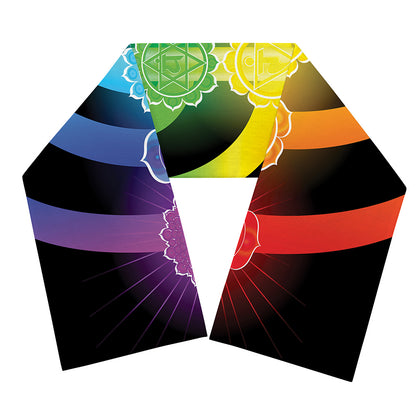 Seven Chakras Rainbow Of Life Print Scarf