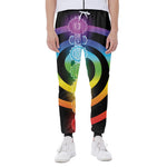 Seven Chakras Rainbow Of Life Print Scuba Joggers