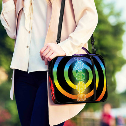 Seven Chakras Rainbow Of Life Print Shoulder Strap Bible Bag