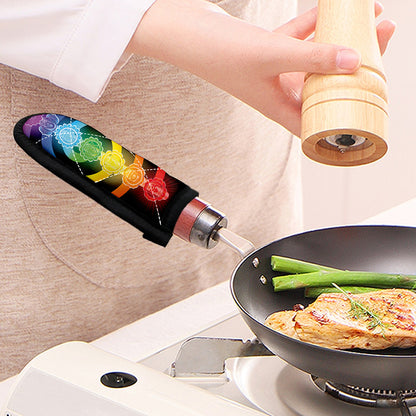 Seven Chakras Rainbow Of Life Print Skillet Handle Cover