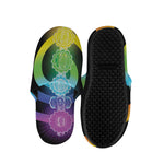Seven Chakras Rainbow Of Life Print Slippers