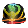 Seven Chakras Rainbow Of Life Print Snapback Cap