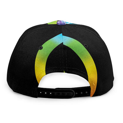 Seven Chakras Rainbow Of Life Print Snapback Cap