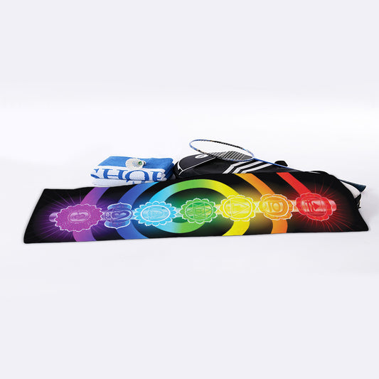 Seven Chakras Rainbow Of Life Print Sports Towel