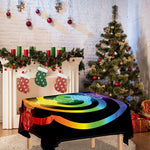 Seven Chakras Rainbow Of Life Print Tablecloth