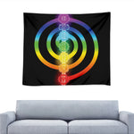 Seven Chakras Rainbow Of Life Print Tapestry