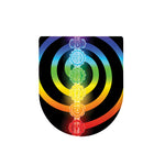Seven Chakras Rainbow Of Life Print Toilet Lid Cover