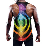 Seven Chakras Rainbow Of Life Print Training Tank Top