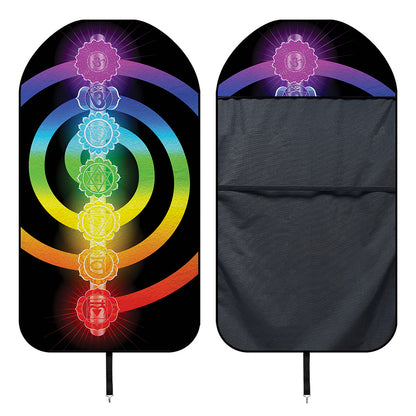 Seven Chakras Rainbow Of Life Print Waterproof Car Seat Cover