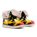Seven Chakras Rainbow Of Life Print Winter Boots