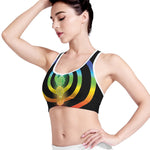 Seven Chakras Rainbow Of Life Print Women's Sports Bra
