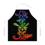 Seven Spiritual Chakras Print Adjustable Apron