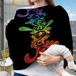 Seven Spiritual Chakras Print Baby Seat Cover