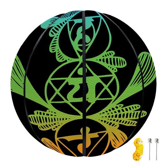 Seven Spiritual Chakras Print Basketball