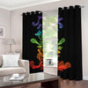 Seven Spiritual Chakras Print Blackout Grommet Curtains