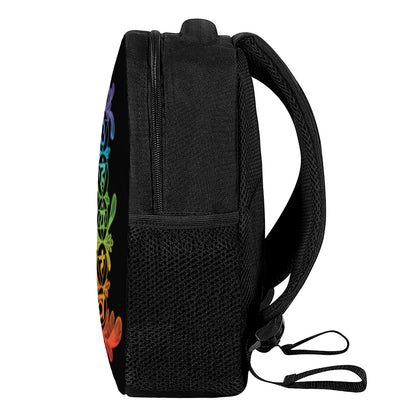 Seven Spiritual Chakras Print Casual Backpack
