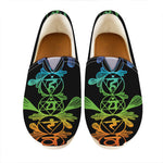 Seven Spiritual Chakras Print Casual Shoes