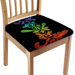 Seven Spiritual Chakras Print Chair Cushion Cover