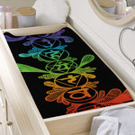 Seven Spiritual Chakras Print Changing Pad Cover