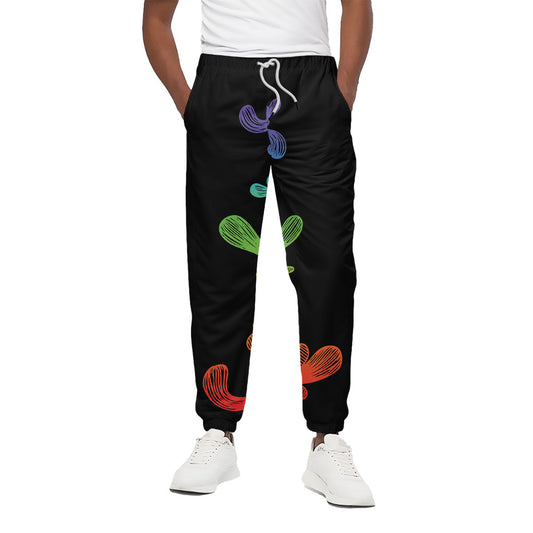 Seven Spiritual Chakras Print Cotton Pants