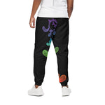 Seven Spiritual Chakras Print Cotton Pants