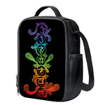 Seven Spiritual Chakras Print Crossbody Lunch Bag