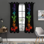 Seven Spiritual Chakras Print Curtain