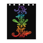 Seven Spiritual Chakras Print Curtain