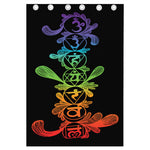 Seven Spiritual Chakras Print Curtain