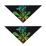 Seven Spiritual Chakras Print Dog Bandana