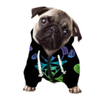 Seven Spiritual Chakras Print Dog Zip Up Hoodie