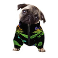 Seven Spiritual Chakras Print Dog Zip Up Jacket