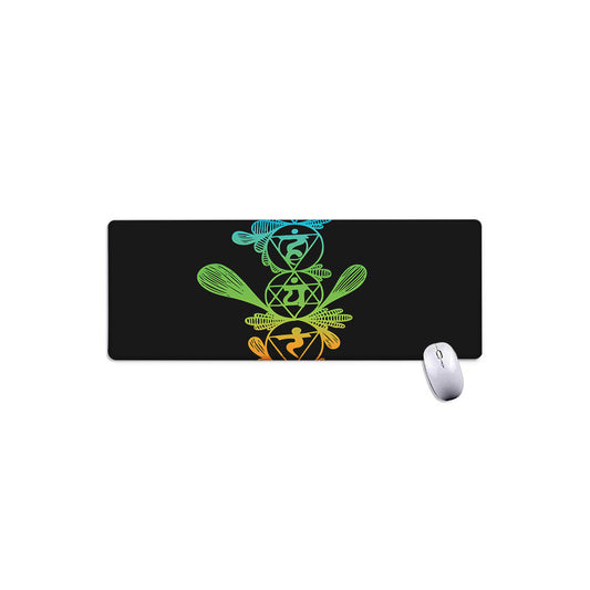 Seven Spiritual Chakras Print Extended Mouse Pad