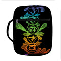 Seven Spiritual Chakras Print Front Pocket Bible Bag