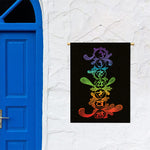 Seven Spiritual Chakras Print Garden Flag