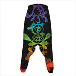 Seven Spiritual Chakras Print Hammer Pants