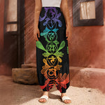 Seven Spiritual Chakras Print Harem Pants