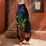 Seven Spiritual Chakras Print Harem Pants