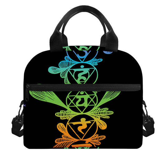 Seven Spiritual Chakras Print Insulated Lunch Bag