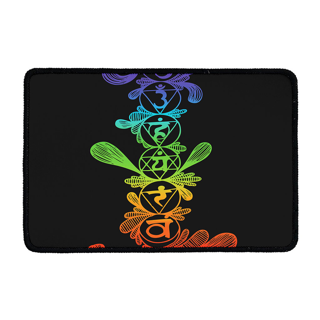 Seven Spiritual Chakras Print Kitchen Mat