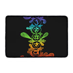Seven Spiritual Chakras Print Kitchen Mat