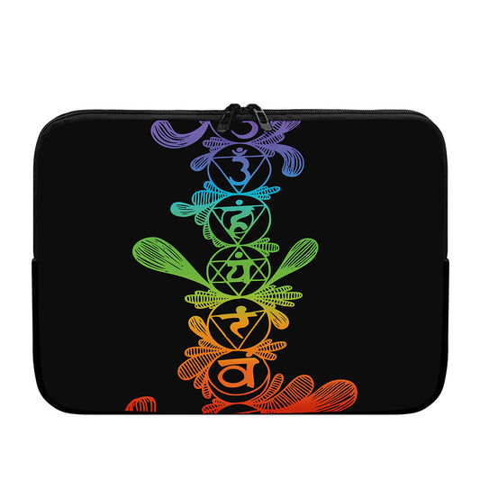 Seven Spiritual Chakras Print Laptop Sleeve