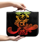 Seven Spiritual Chakras Print Leather Bible Cover